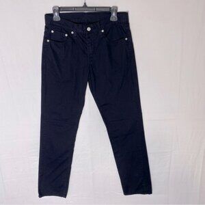 Levi’s 511 Black Cotton Lightweight Straight Leg Pants 30